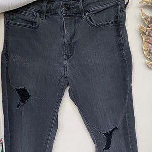 Dark Gray Ankle Length Jeans